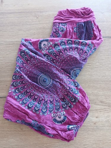 Pantalon sarouel femme - sarouel, fuchsia