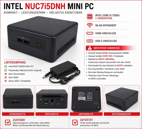 Intel nuc7i5dnh mini - intel,