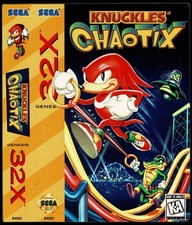Knuckles' Chaotix Sega 32X Original Box Only