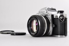 Nikon FM Silver Film Camera w/ Ai 50mm f1.4 [Exc+5] (2117202) Japan / 1092#17