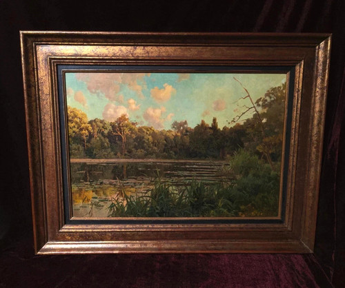 Tableau ancien peinture huile - ancien,