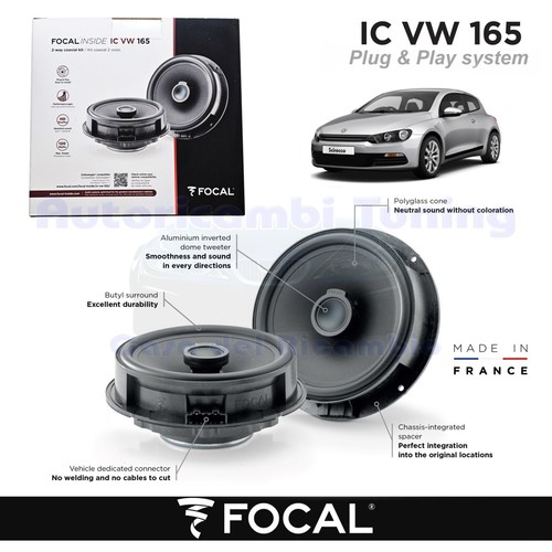 Enceintes arrière focal plug - arrière,