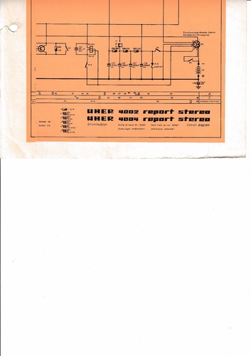 Service schéma pour uher 4002 - service,