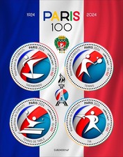 Sport Games Taekwondo Tennis Table Tennis Shooting MNH Stamps 2024 Djibouti M/S