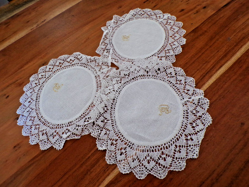 Linge ancien lot - , de
