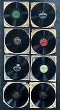 Lot de 8 x 78tours Chansons