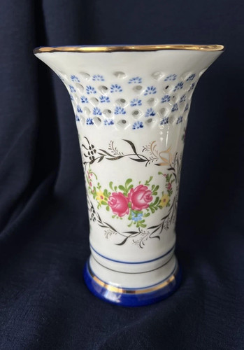 Vase cornet vintage - vase, porcelaine