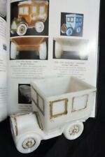 SUCRIER  TACOT AUTOMOBILE EN OPALINE DE FOIRE  PORTIEUX   