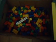 LARGE LOT OF BULK BRICKS KG First Age 1st Like LEGO DUPLO