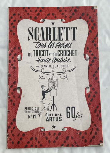 Vieux papier magazine scarlett - papier,