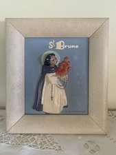 Ancien Tableau En Céramique En Relief St Bruno - Marcaggi 