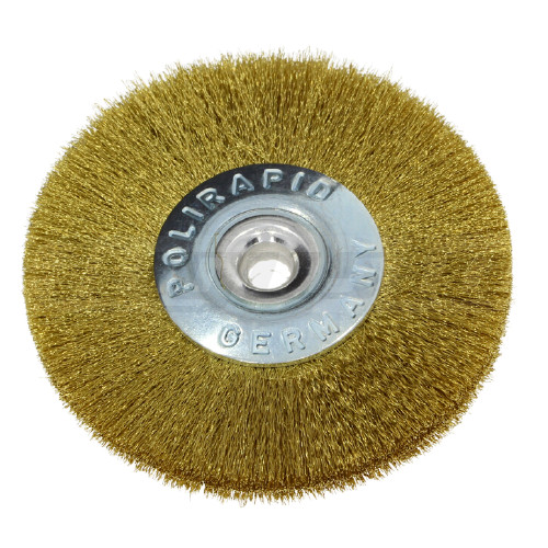 Disque brosse laiton - brosse, pour