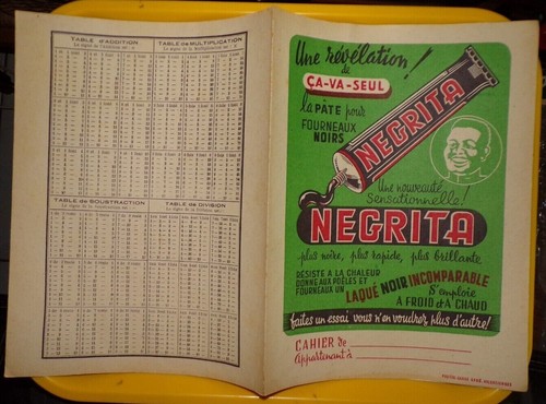 Ancien protège cahier papier - protège-cahier,
