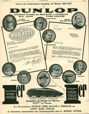 Publicité ancienne pneus