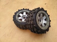 Hostile MX Hpi Baja 5b 1/5 RC Aluminum Wheels Tires Foams Losi 5ive TLR T B 