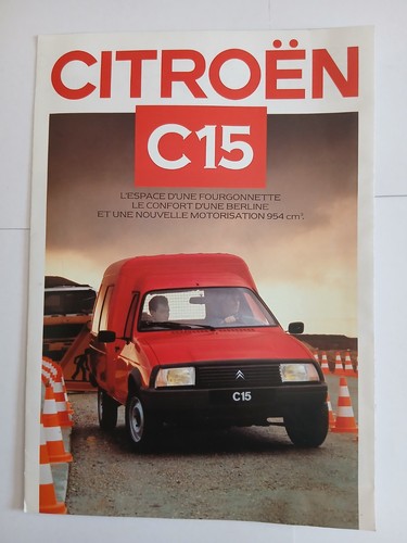 Citroen c15 1987 catalogue - citroen,