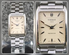 Tissot 1853 Fascination Quartz Watch, Tank Dial, Stainless Steel Bracelet, 1995