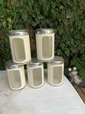 LOT DE 5 BOITE ALIMENTAIRE DE LA MARQUE BRABANTIA ANNEES 60/70