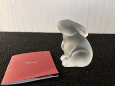 Baccarat Crystal Sitting Matte Rabbit