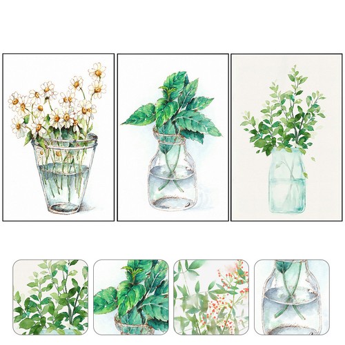 3pcs peinture sans cadre