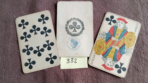 Ancien jeu de cartes - ♣️,
