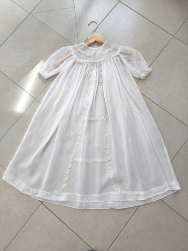 Robe baptême ancienne vintage - ancienne,