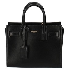 YVES SAINT LAURENT Sac de Joule Nano 392035 leather Handbag black USED