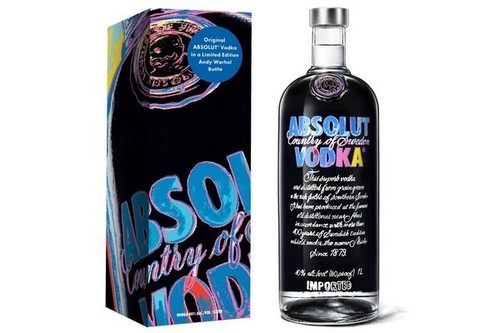 Absolut vodka andy warhol - vodka,
