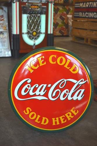Plaque émaillée coca - émaillée, coca-cola