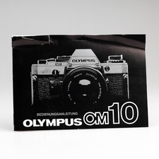 Olympus OM-10 German Instructions Manual Original Booklet Germany