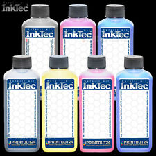 7 X 250ml Inktec Powerchrome K3 Encre Recharge pour Epson Style Pro 7600 9600