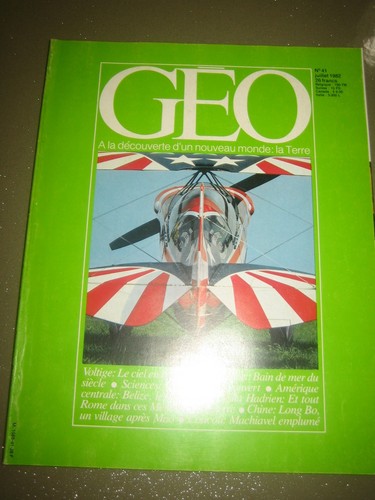 Magazine geo 41 juillet - magazine,
