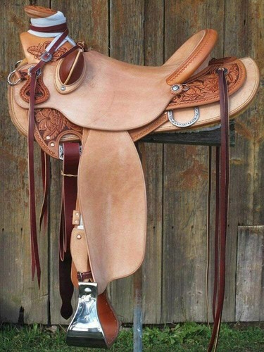 Selle western cuir wade - selle,