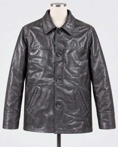 Blouson cuir noir - blouson,