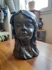 Buste Femme en terre cuite