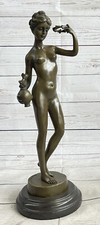 Statue D'Art En Bronze Vintage De Femme Nue Grande Pour Jardin À Vendre