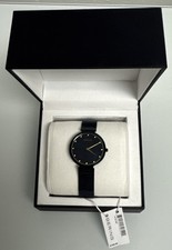 Bering Classic 18132-399 Women's 32mm Crystal Accent Blue MOP Dial Watch New tag