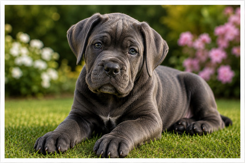 Carte postale chiot - 🦬carte,