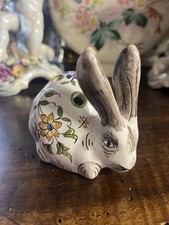 Lapin céramique Pique-fleurs