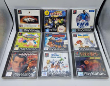 PlayStation 1 PS1 Games Lot FIFA CRASH BANDICOOT HERCULES 007 Poket Fighter