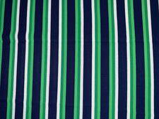 Tissu ancien jersey rayé vert