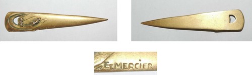 Coupe papier bronze - , art