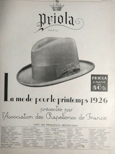 Publicité presse 1926 - publicitÉ, de