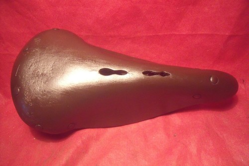 Selle cuir pour velos - selle, en