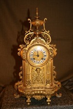 pendule horloge XIX ème en bronze OUDIN Marseille **