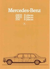 Brochure Mercedes 240D/ 300D/