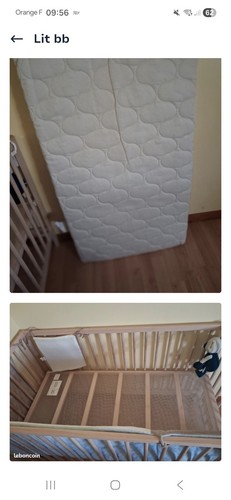 Lit bébé avec matelas - lit,