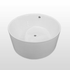 Baignoire ilôt Acrylique Moderne Design diamètre 134 cm mod. Crystal