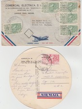 MEXICO 1957/75 cover/card *SABINAS-LONDON* & *ACAPULCO-UNITED STATES*