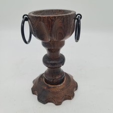 Wooden Column Candle Holder Decoration